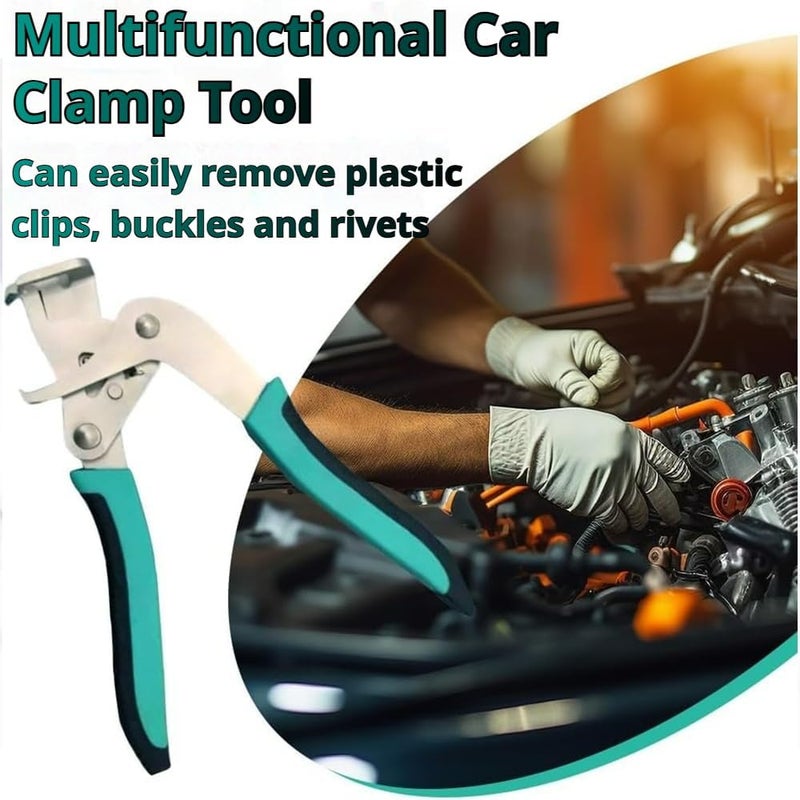 gitende Car Clip Pliers and Disassembly Tools, 2025 New Efficient Multi-Functional Car Clip Remover Tool, Easy to Remove Fasteners, Clips, and Rivets, Open The Panels Effortlessly Without Damage (1*Pc) - Image 4